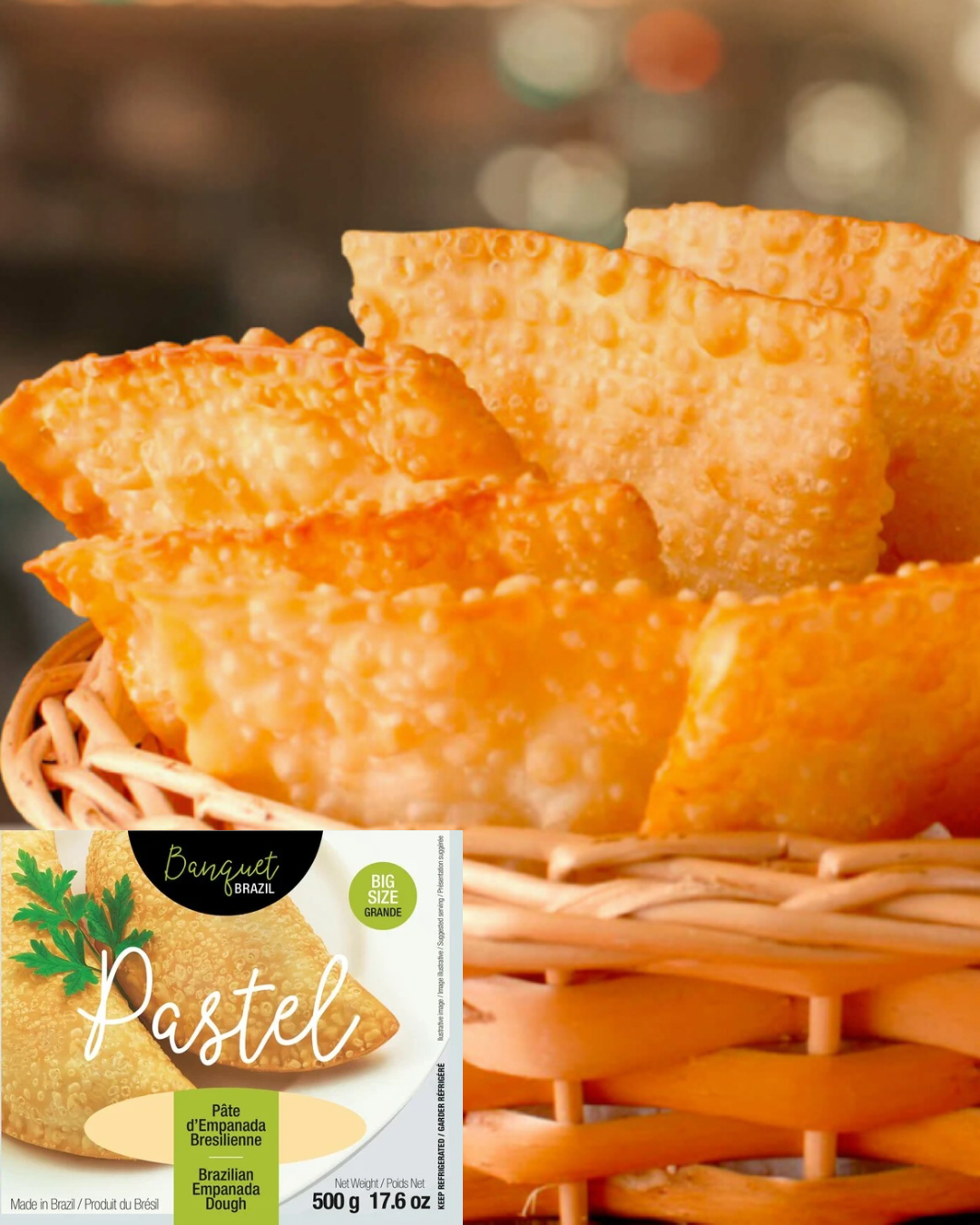 Massa de Pastel Fresca-Banquet Brazil 500G