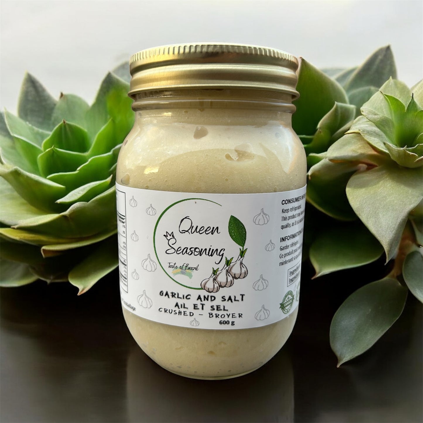 Temperos Caseiros 600g-Homemade Seasoning- By Queen Seasoning