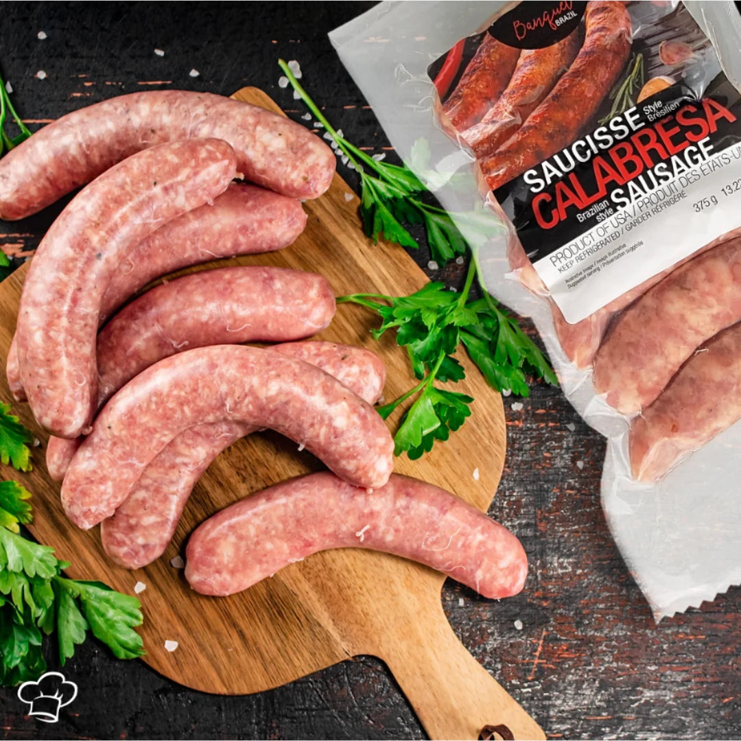 Linguica Calabresa Para Churrasco- Calabrese Sausage for BBQ