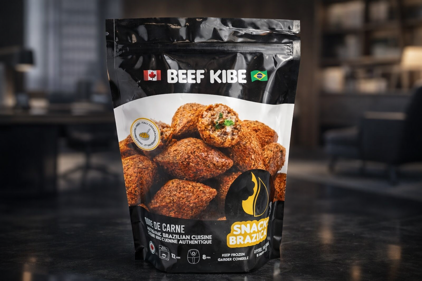 Kibe Frito e Congelado
