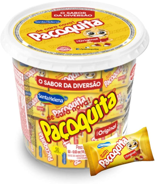 Paçoquita Rolha 750g c/50 unidades SANTA HELENA