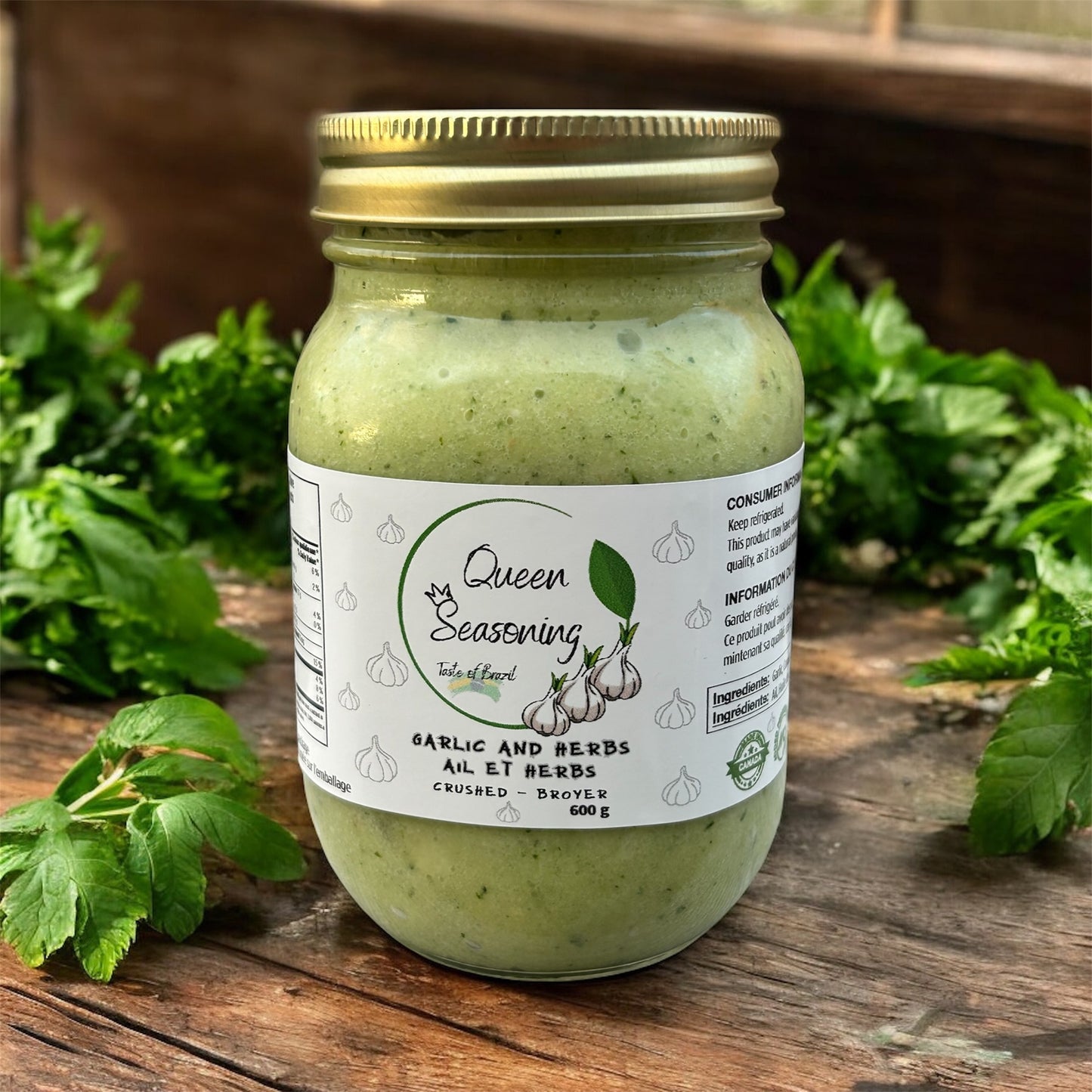 Temperos Caseiros 600g-Homemade Seasoning- By Queen Seasoning