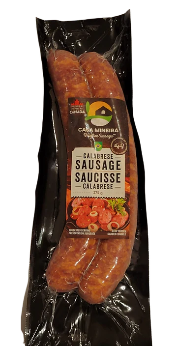 Linguica Calabresa Defumada-Calabrese Sausage Defumada-375g