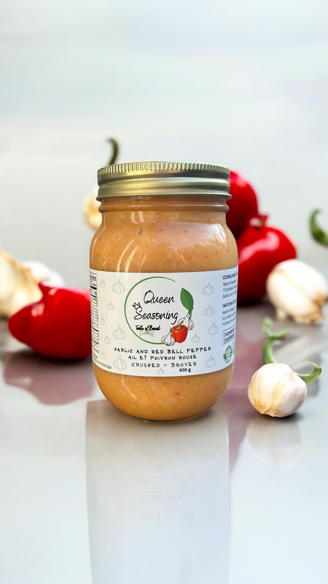 Temperos Caseiros 600g-Homemade Seasoning- By Queen Seasoning