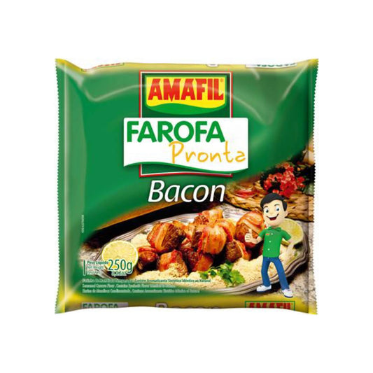 Farofa Pronta sabor Bacon- Amafil