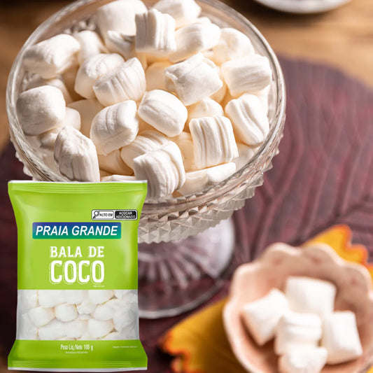 Bala de coco  "Praia Grande" (Da Colonia) - 100g