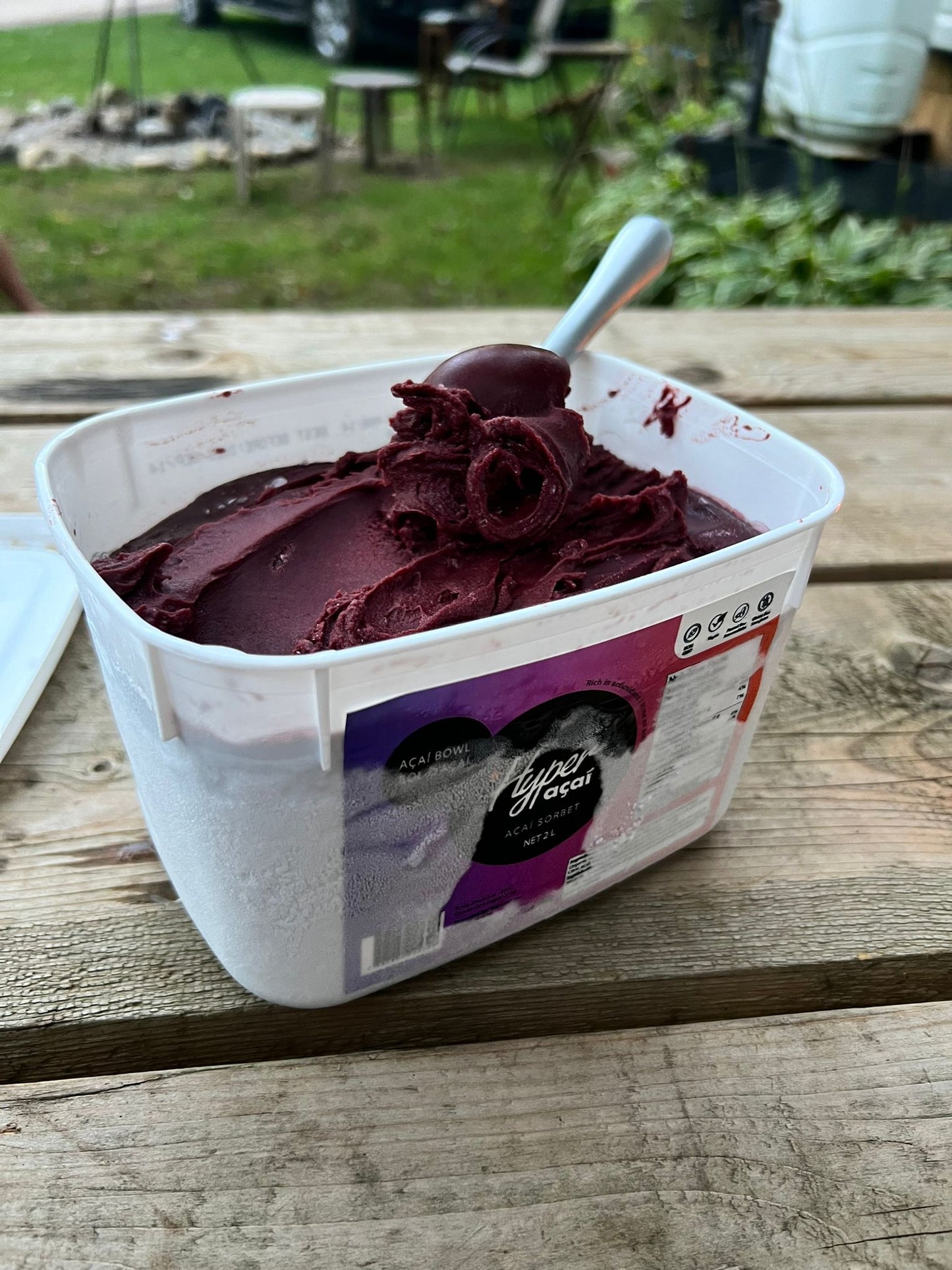 Açai Sorbet Orgânico c/ Guaraná - Hyper Açaí