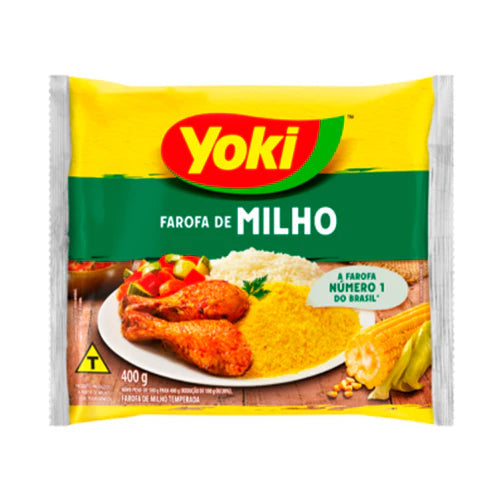 Farofa temperada de Milho - Yoki